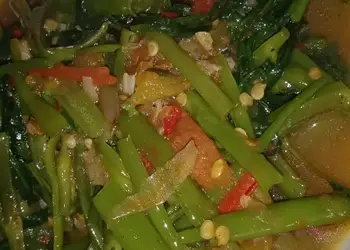 Resep Mudah Tumis kangkung terasi Paling Enak