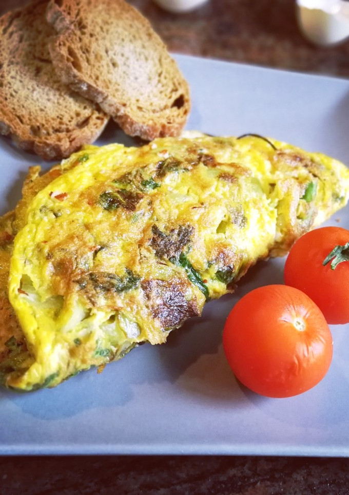 Una foto de Tortilla de lechuga