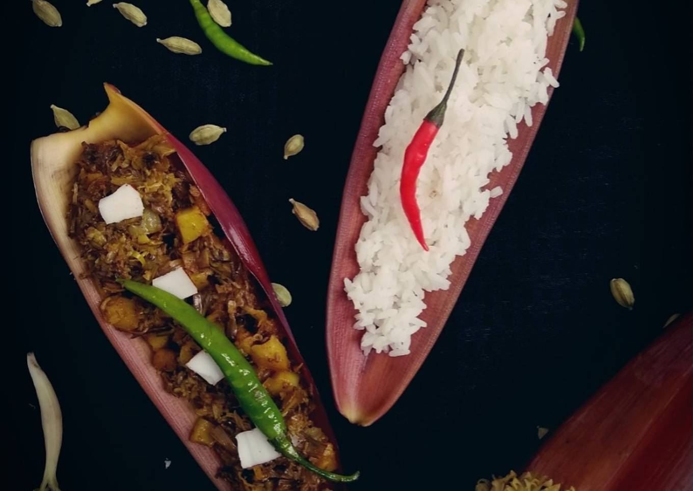 Mochar Ghonto (Traditional Banana Blossom Curry)