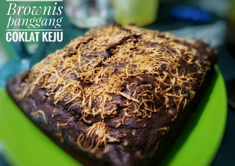 Nutricake Brownis Coklat Keju (no mixer)