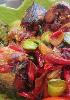 Foto resep Salem tumis pete pedas