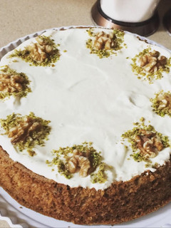 A picture of Carrot cake 🥕.