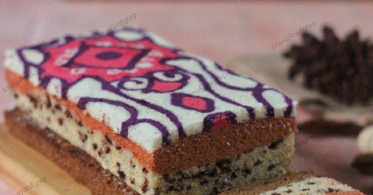 Resep Batik Cake 3 Rasa Oleh Umma Berkreasi Cookpad