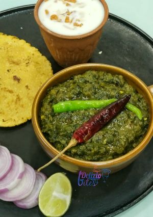 સરસો દા સાગ (Sarso da saag recipe in gujarati) રેસીપી મુખ્ય ફોટો