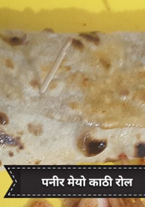 A picture of Mayo Paneer Kathi Roll.