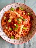 Crumbed Chicken Spaghetti