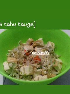 Foto resep Tumis tahu tauge