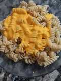 Salsa de zanahoria con fideos ♡