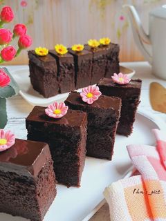Foto resep Kek Ketagih/ Moist chocolate cake