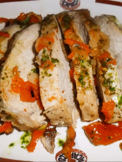 Una foto de Lomo de cerdo al horno con verduras