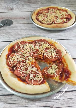 Foto resep 1092. Margherita Pizza with Pepperoni