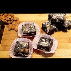 A picture of Exotic Chocolate Almond Fudge.