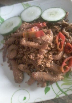 A picture of Sesama fried chicken.