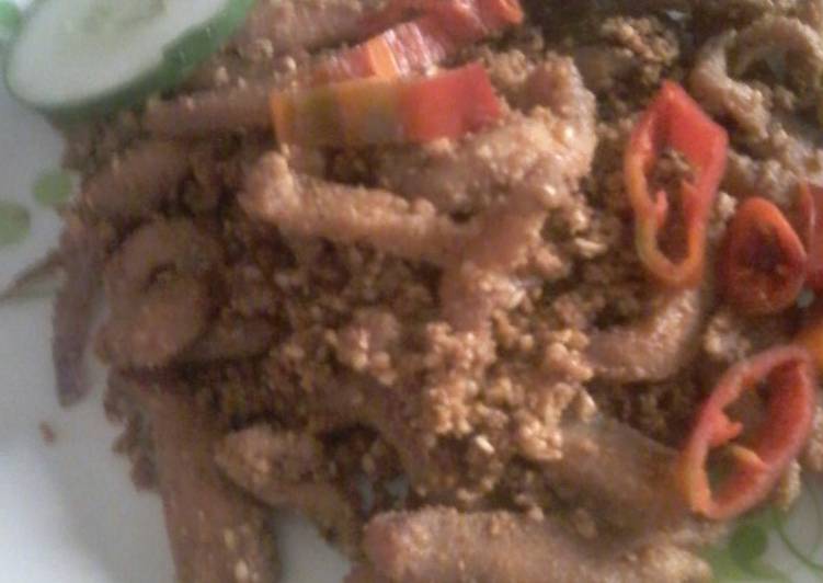 Recipe of Homemade Sesama fried chicken