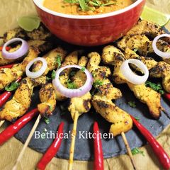 A picture of Chicken Satay.