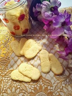 Foto resep Kue kering lidah kucing keju