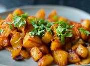 A picture of kimchi potatoes