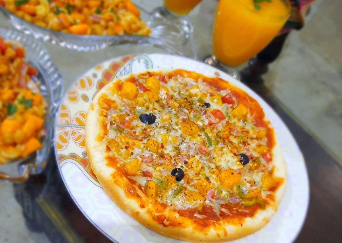 Mango pizza