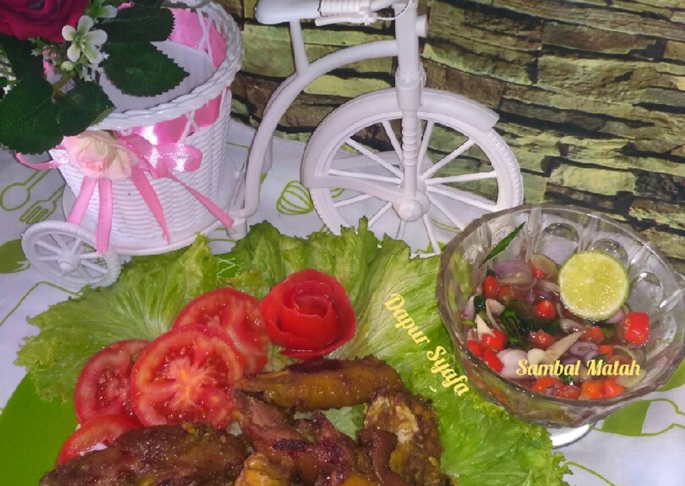 Ayam Panggang bumbu terasi