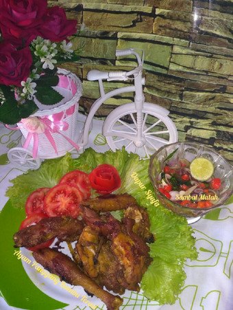 Resep Ayam Panggang bumbu terasi Praktis