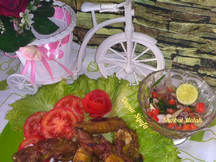 Resep Ayam Panggang bumbu terasi Praktis