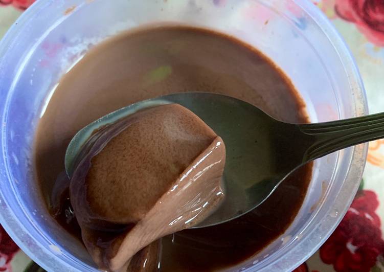 Silky pudding coklat