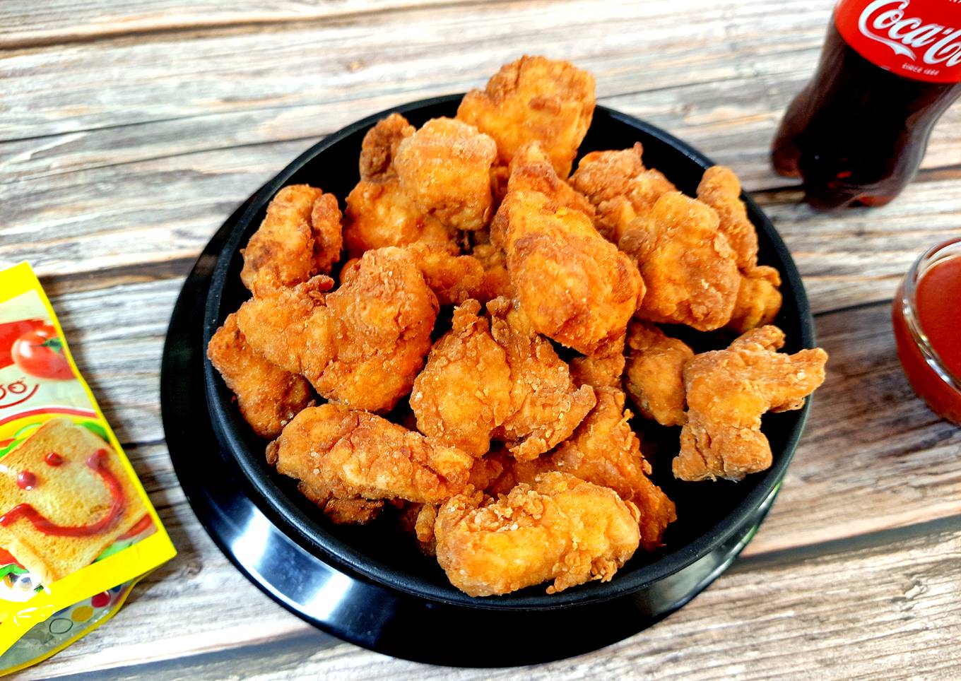 Crispy Spicy Chicken Popcorns