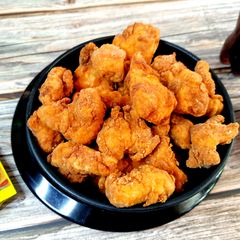 A picture of Crispy Spicy Chicken Popcorns.