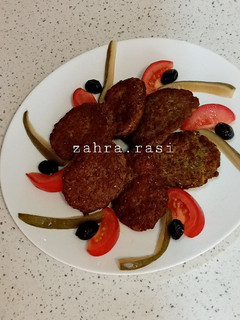 عکسی از دستور کتلت عدس