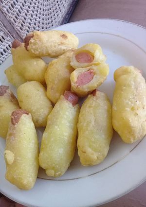 Foto resep Potato cheese isi Sosis