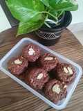 Almond Choco Oatmeal Cookies