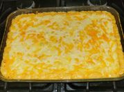 A picture of buffalo chicken dip