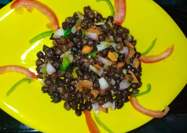 Recipe of Tasty Black chana salad Cooking Basics for Beginners