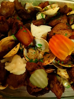 Foto de Carne de porco à alentejana
