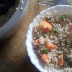 A picture of Spicy vegetable rice.