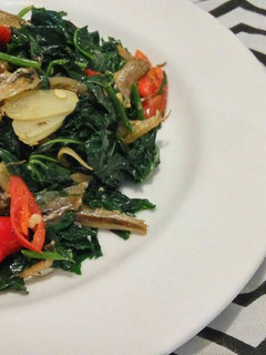 Foto resep Tumis Teri Daun Pepaya Jepang