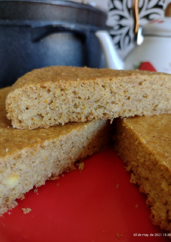 Una foto de Torta de Naranja y Jengibre, sin harina refinada