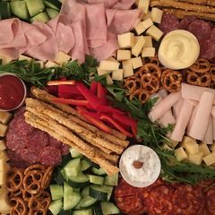Charcuterie board A picture of Charcuterie board.