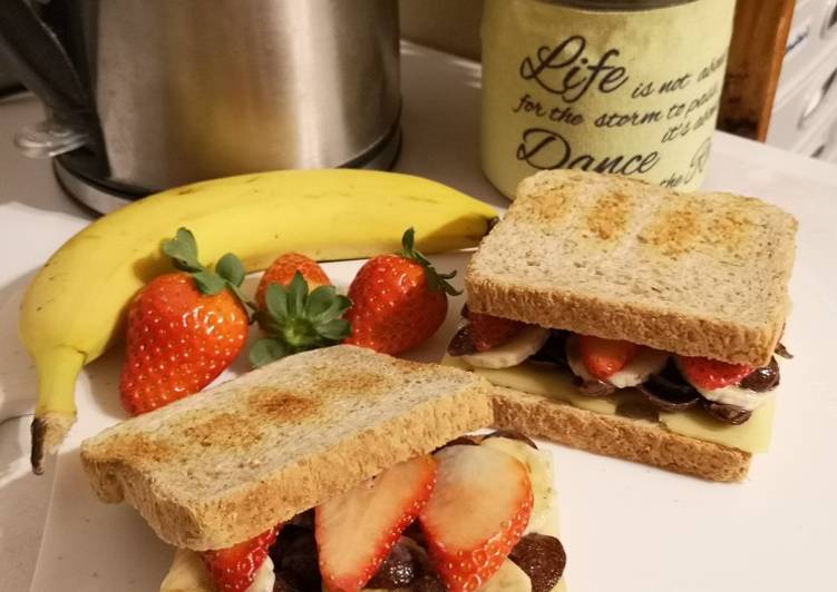 Roti Tawar Choco Chips Banana Strawberry