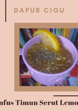 Foto resep Infus Timun serut Lemon