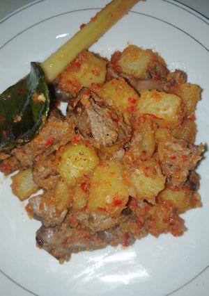 Foto resep 30. Sambal goreng kentang ati