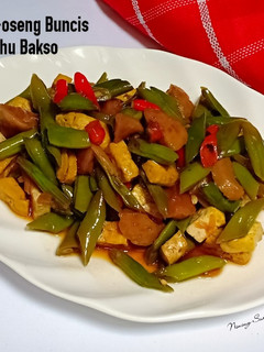 Foto resep Oseng-Oseng Buncis Tahu Bakso