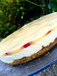 Foto di Cheesecake alle pesche tabacchiere