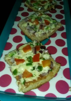 A picture of Brown Bread Pan Pizza.