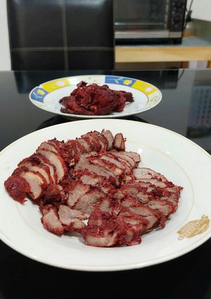 Foto resep Anabolic Honey BBQ (Char-siu) Biawak|Low Calorie, High Protein, Sugar Free