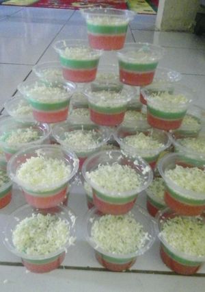 Foto resep Agar santan tabur susu keju
