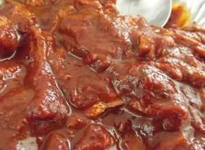 Foto principal de Duro o chicharrón  en salsa roja  mexicana Rafaela
