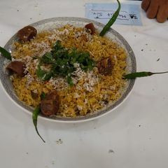 A picture of Veg biryani.