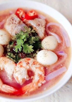 Hình của món BÁNH CANH khoai mỡ.