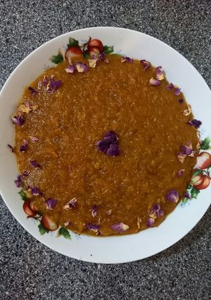 عکسی از دستور خوراک کدو حلوایی